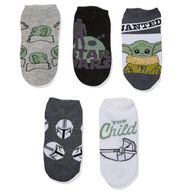 Star Wars The Mandalorian Baby Yoda No Show Socks, 5 Pairs