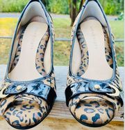 cheetah print Womans Shoe size 6  4 inch heel