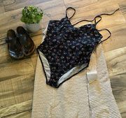 Urban Outfitters Low Back Flower Body Suit Size XL
