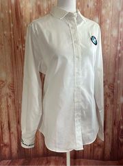 Port Authority White BMW Of DelRay Beach Button Front Shirt