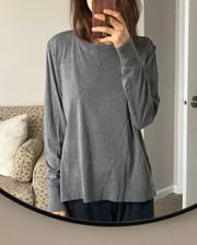 Lou and Grey Longsleeve Grey Pullover Shirt