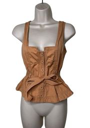 Ulla Johnson Denia Top in Camel sz 00