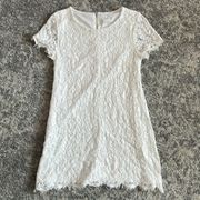 Love Riche White Lace Mini Dress