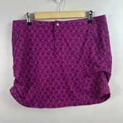 Title Nine Rogue Skirt Size 10 Purple Berry Athletic Performance Active Travel