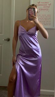 Purple Maxi Cami Dress