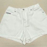 No Excuses Vintage 90’s White Denim Shorts 9/10