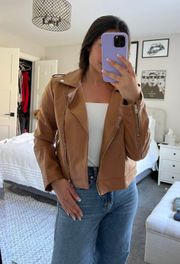 Light Brown Leather Jacket