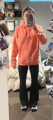 bright pink sweatshirt 