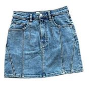 We the Free Free people womens denim jean skirt size 27 curvy