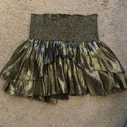 Ramy Brook Eva Metallic Mini Skirt