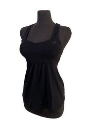 Push Up Lorna Jane Black Tank Top Sz Small