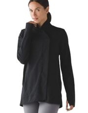 Lululemon Black Belle Wrap Cardigan Sweatshirt