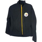 NFL Team Apparel Womens G-III Size Small Embroidered Steelers Full Zip Jacket