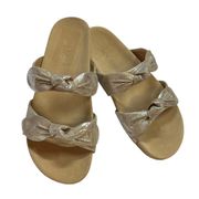 Women's Annie Double Knot Comfort Sandal Platinum 6.5 NEW