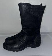 Merrell Vera Mid Leather Side Zip Boots Performance Footwear Women’s SZ 6 Black