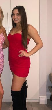 Red Fitted Dress