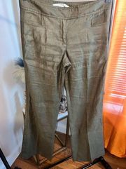 Diane von Furstenberg Linen Blend Pants size 6