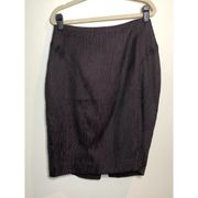 Calvin Klein Size 2 Pencil Skirt with Textured Raised Swirl Line Business Pencil