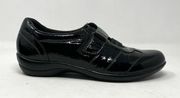 Clarks Everyday Black Patent Leather Driving Sneakers Comfort Shoes womens 8.5 N