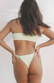 NEW Bottom Size XL Womens Stone Fox Swim Bijoui Bikini Swim in Matcha Green