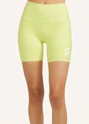 Peloton Cadent 5" Bike Short Yellow Size Small NWT