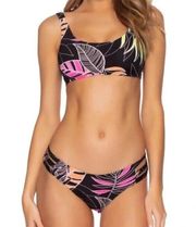 BECCA Swim cutout bandeau bikini - M