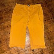 ModCloth marigold size 24 cropped normcore pants