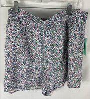 NWT Abound Floral Spring Shorts Size XL