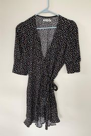 Deanna Wrap Dress In Confetti