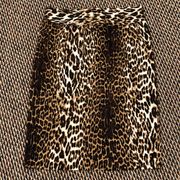 Animal Print High Waisted Pencil Skirt Size 8