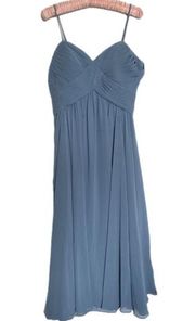 MORI Lee sweatheart chiffon bridesmaids wedding guest dress