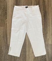 Womens  White Pants - L