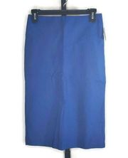 Poof Blue Work Pencil Skirt Large Junior