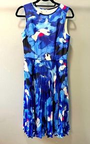 sleeveless chiffon dress size 8