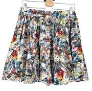 Disney Her Universe Womens Star Wars Pleated Collage Graphic Skirt Size M RARE