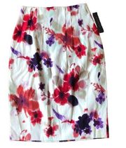 Elie Tahari Skirt Joan Floral Pencil Skirt