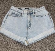 Mom High Rise Jean Shorts