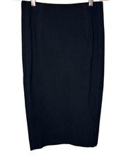 Women's Rag and Bone New York Black Full‎ Zip Straight Pencil Skirt Size 4