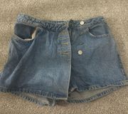 jean skirt/shorts