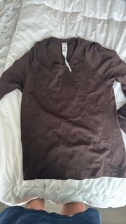 Brown Long Sleeve  Swiftly Tech