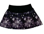 Mondetta Skort Spectrum Black Gray White Floral Tennis Skort Skirt Size Medium