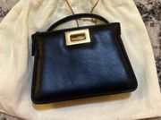 Fendi Nano Peekaboo Nappa Sigma Shoulder Bag