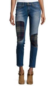 Funky Rag & Bone Dre Flannel Patch Jean❣️