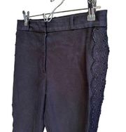 Derek Lam 10 Crosby Cropped Black Pants Size 6 High Waist