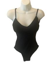 Zyia Active Classic Black One Piece Swimsuit XS Adjustable Straps Padded