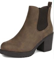 Dream Pairs Fre High Heel Chelsea Boots Women's 9