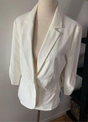 Eliza J white blazer size small