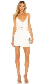 Karina Grimaldi Rochi Solid Romper White Womens Size XS