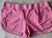 Lilly Pulitzer for Target Pink Eyelet Shorts Size XL