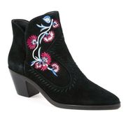 Rebecca Minkoff Lulu Embroidered Suede Booties || size 8 1/2